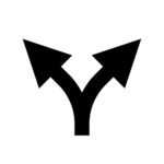 Choice of direction arrows