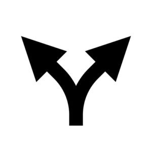 Choice of direction arrows