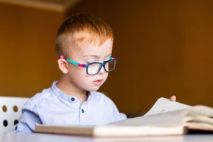 Boy reading