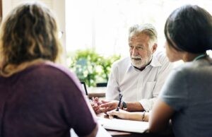 Adults meeting